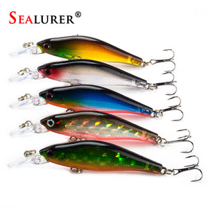 5 LURES!!! LOW, LOW price!!!. SEALURER  Sinking Minnows for Bass