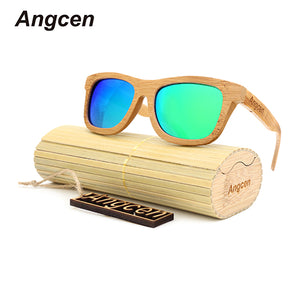 Polarized Bamboo Sunglasses-Stand out from the crowd. Handmade Frame.