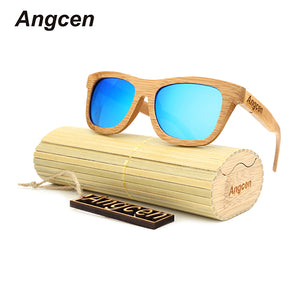 Polarized Bamboo Sunglasses-Stand out from the crowd. Handmade Frame.