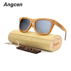 Polarized Bamboo Sunglasses-Stand out from the crowd. Handmade Frame.