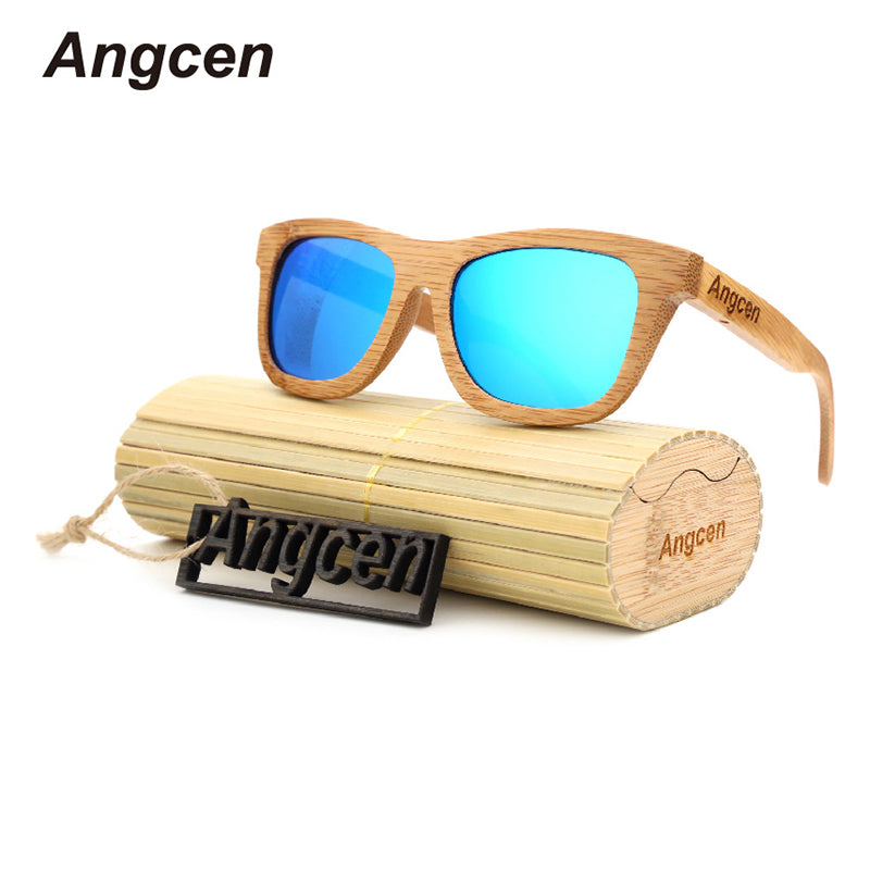 Polarized Bamboo Sunglasses-Stand out from the crowd. Handmade Frame.