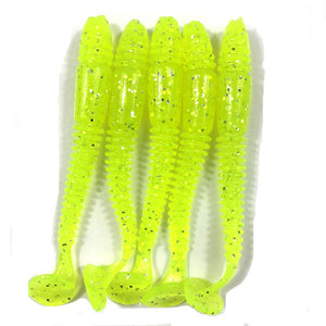 5 Silicone bait fishing Worms