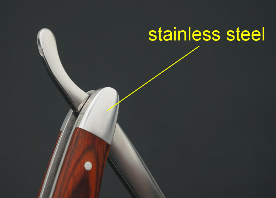 Classic carbon steel straight razor. Super sharp