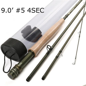 Maximumcatch  Carbon Fiber Fly Rod. Fast Action with hard case.