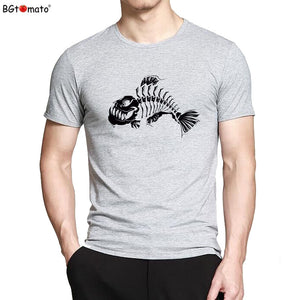 Skull Fish T-Shirt. Let them know you're a die-hard fisherman!