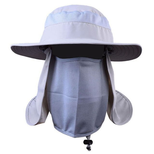 Get ultimate UV protection with our modular  sun/rain hat.